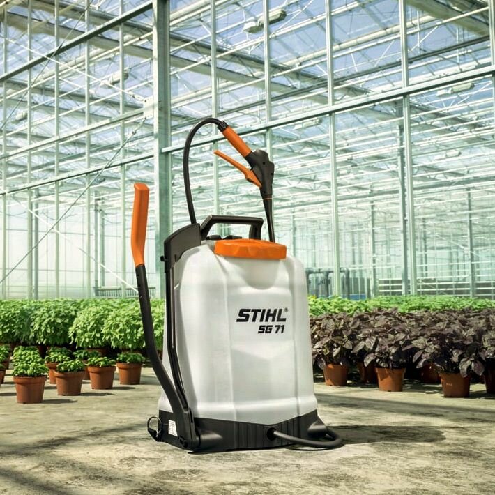 Опрыскиватель садовый ручной ранцевый Stihl (Штиль) оригинал SG 71 - фотография № 5