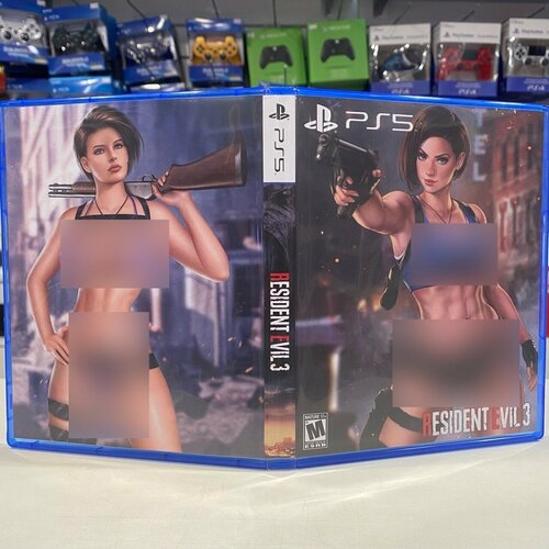 Эксклюзивная обложка PS5 для Resident evil 3 №3 эксклюзивная обложка ps5 для resident evil 3 10