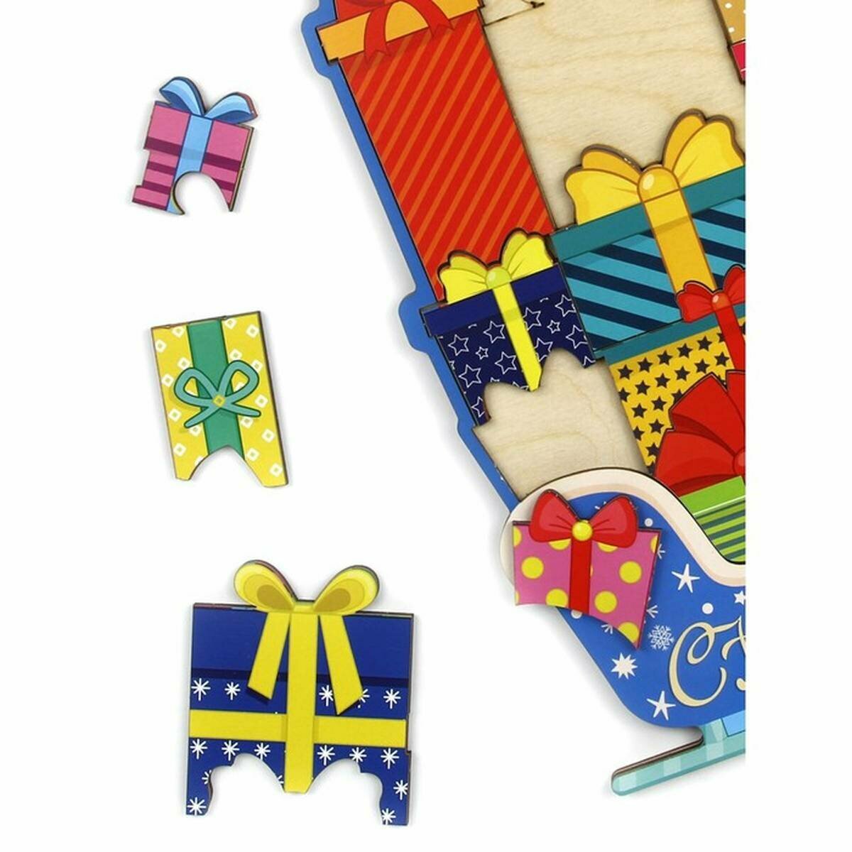 WoodlandToys Пазл "Сани с подарками" - фото №6