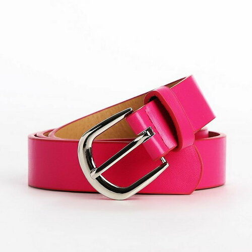 фото Ремень сима-ленд, размер 80, розовый сима-лэнд