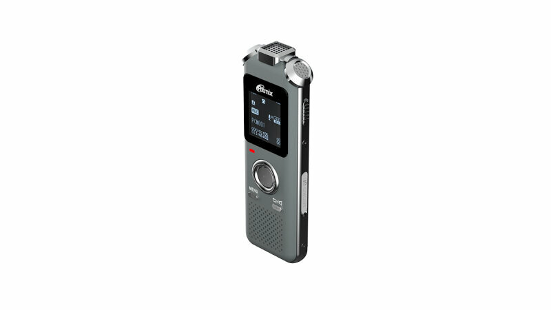 Цифровой диктофон Ritmix RR-920 8Gb black — фото 17