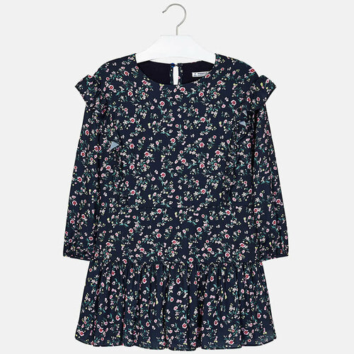 фото Платье mayoral, размер 152 (12 лет), синий