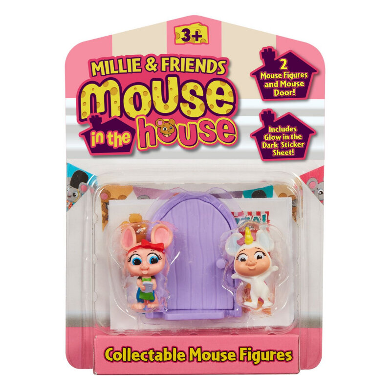 Игровой набор Mouse IN The House Маус ин Хаус 2в1 фигурки Флэш и Шугар. TM