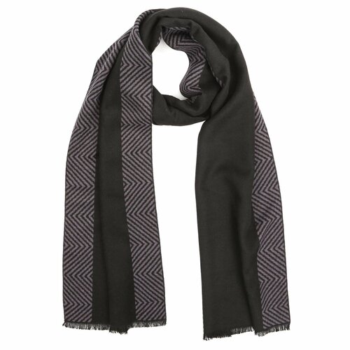 фото Шарф fabretti,192х30 см, черный