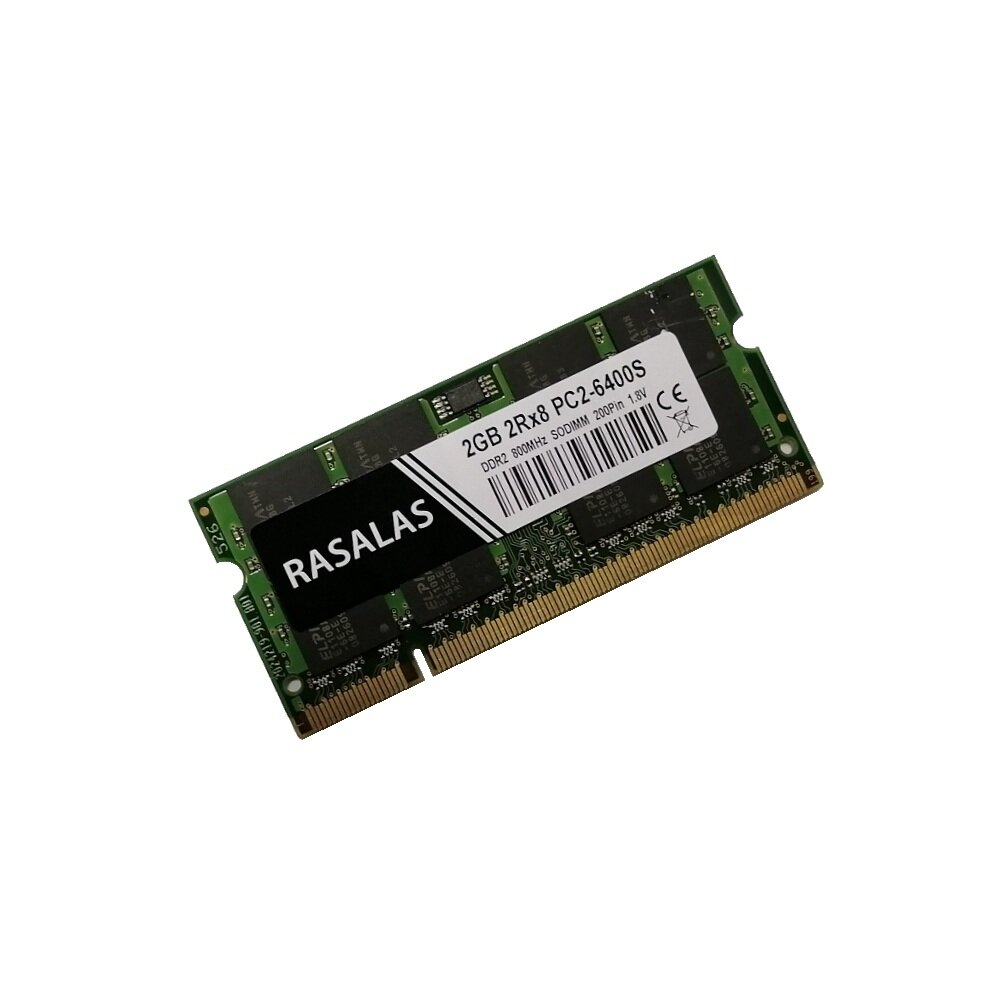 ОЗУ So-Dimm 2Gb PC2-6400, DDR2-800 Rasalas/ Elpida E1108ACBG-6E-E