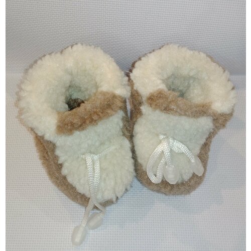 фото Носки размер 1-1,5 года, коричневый вашехобби