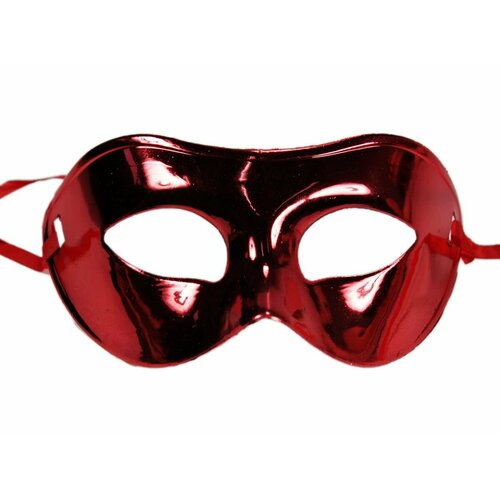 Маска мужская венецианская металлик венецианская маска чёрно красная для маскарада мужская
