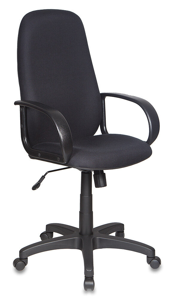 Кресло руководителя Бюрократ Ch-808AXSN, обивка: ткань, цвет: черный 10-11