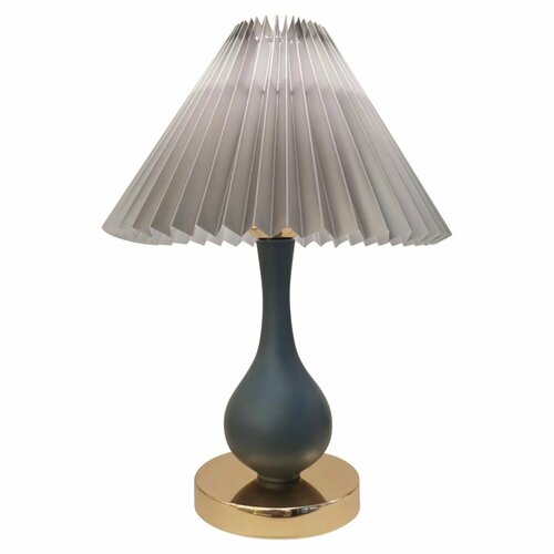 Лампа настольная символ света Е27 60 Вт 37 см серый 9897₽