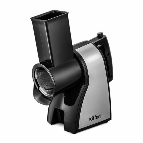 Тёрка КТ-1392 электрическая 3 насадки 350 Вт 180 обмин чёрно-серебристая 939700₽