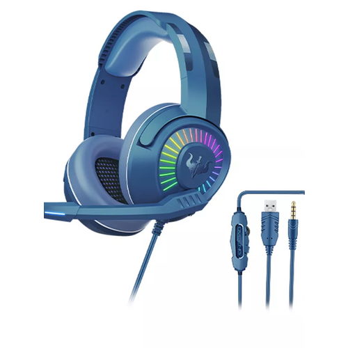 Игровые проводные наушники c LED подсветкой GT67 315000₽