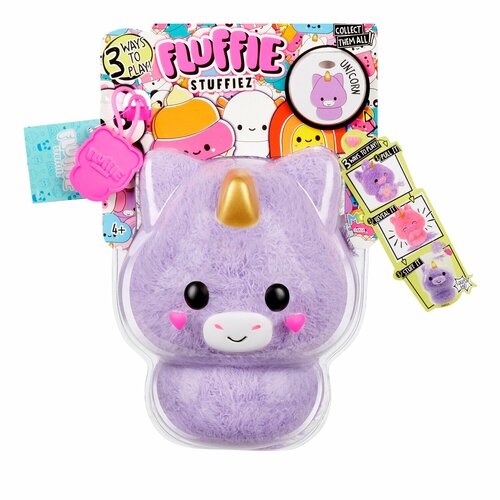 Флаффи Стаффиз Мягкая игрушка Маленький Единорог Fluffie Stuffiez