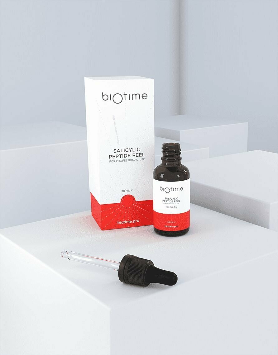 Салициловый пептидный пилинг марки Биотайм BIOTIME SALICYLIC PEPTIDE PEEL, 30 мл - BIOTIME