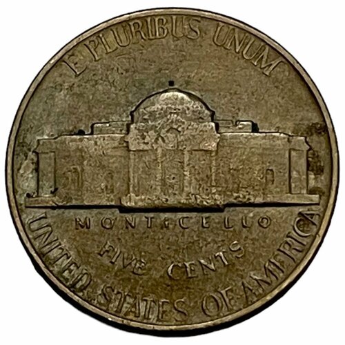 США 5 центов 1947 г. (Nickel, Джефферсон) сша 5 центов 1971 г nickel джефферсон