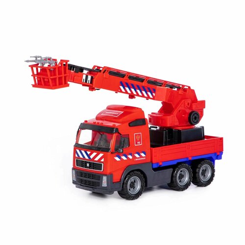 автомобиль пожарный инерционный nl в пакете 71286 Автомобиль пожарный Volvo (NL) (в сеточке)