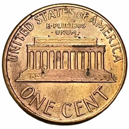 США 1 цент 1987 г. (Memorial Cent, Линкольн) (D)