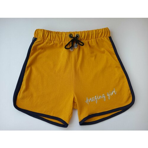 фото Шорты , размер 134, желтый нет бренда