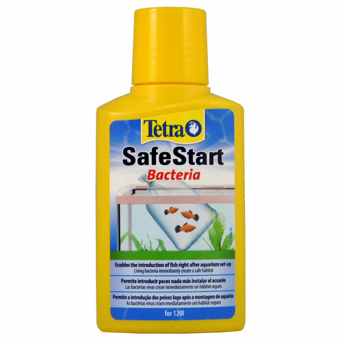 Tetra SafeStart Кондиционер для быстрого заселения аквариума, 100 мл tetra safestart бактериальная культура для запуска нового аквариума 50 мл