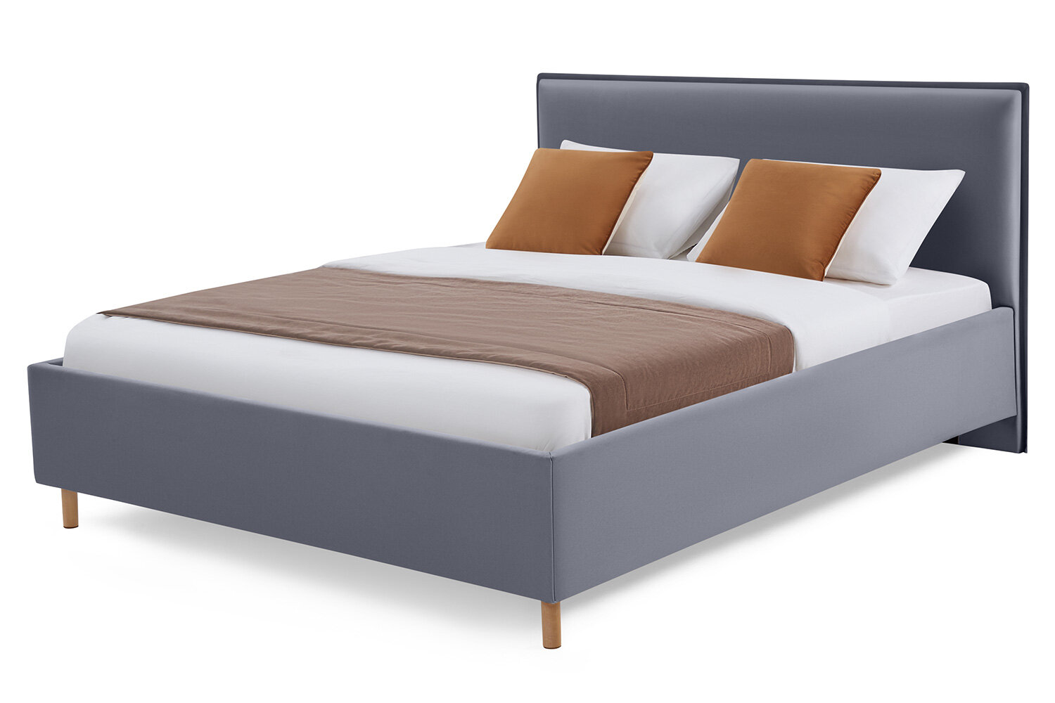 Каркас кровати Hoff Джесс, 160х200 см, цвет тёмно-серый