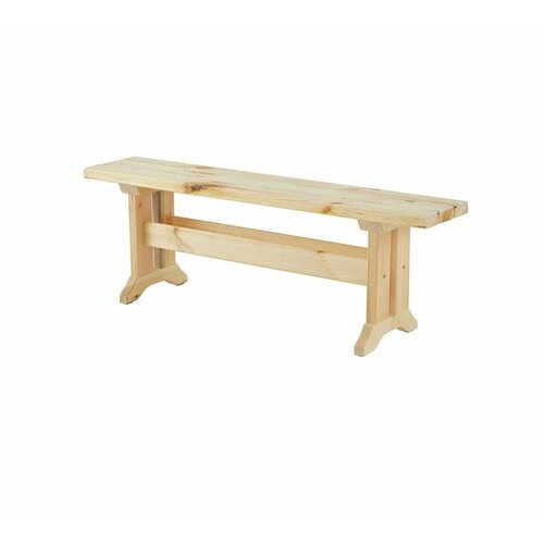 Лавка (скамейка) ЭКО (деревянная), 140х77х31 см, МС-11 Карелия