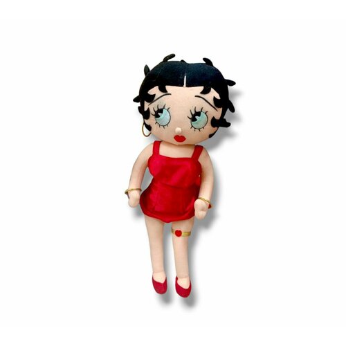 Мягкая игрушка Кукла мягкая в красном платье 40 см кукла в красном платье с зонтиком 30 см игровой набор с аксессуарами интерактивная игрушка