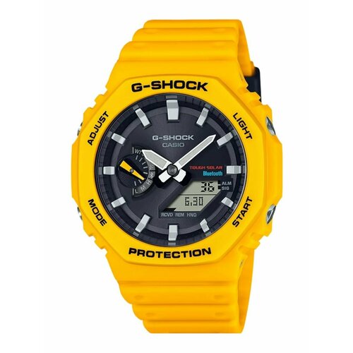 фото Наручные часы casio g-shock наручные часы casio g-shock ga-b2100, желтый, черный