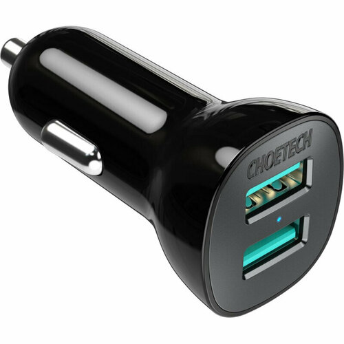 Зарядное устройство в авто Choetech Dual 36 Вт QC 3.0 (C0051-V5), 1857852