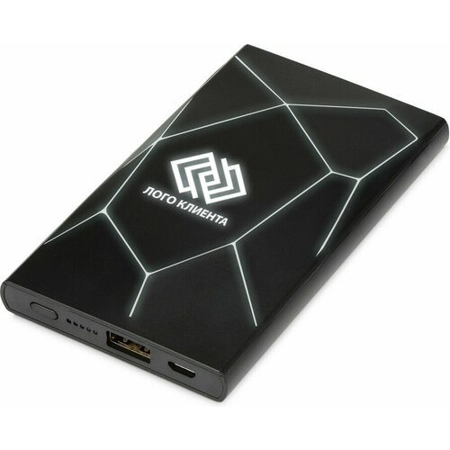 Портативное беспроводное зарядное устройство Xoopar Geo Wireless 5000 мАч черный 398300₽