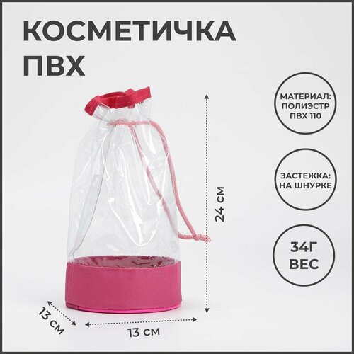 фото Косметичка розовый denco store