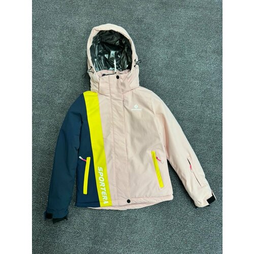 фото Куртка, размер 158, розовый, синий ds fashion
