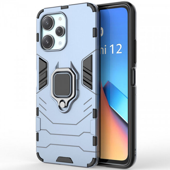 Transformer Ring Противоударный чехол под магнитный держатель для Xiaomi Redmi 12 / Note 12R 5G / Poco M6 Pro 5G
