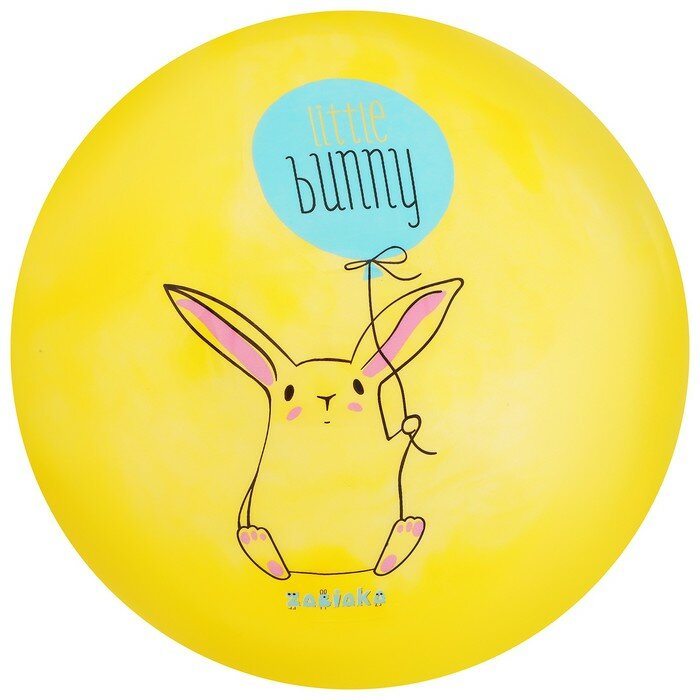 Мяч детский ZABIAKA "Маленький заяц", D 22 см, 60 г (4160703)