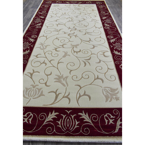 Ковер на пол прямоугольный в гостиную, спальню, детскую, Непал, 01, Турция, бежевый, 2*4 м