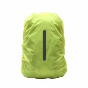 Чехол для рюкзака, накидка от дождя с рефлективной полосой, зеленая