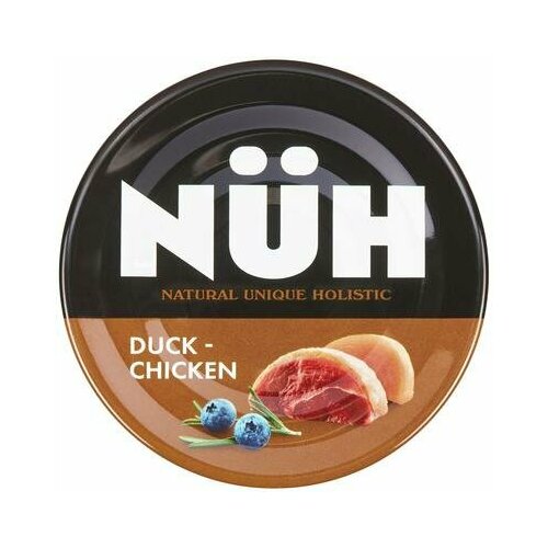 Беззерновой влажный корм NUH для взрослых собак мелких пород Утка и цыплёнок 100 г