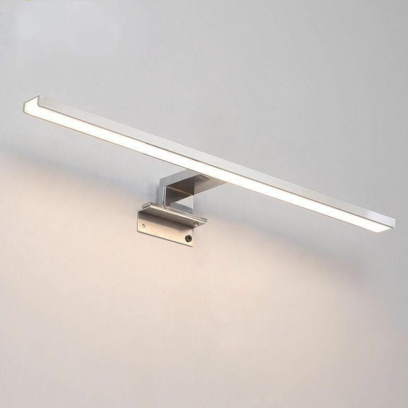 Светильник настенный светодиодный 40 см, 7Вт Подсветка для зеркала Хром - фотография № 8