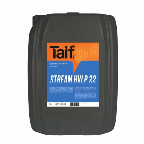 Гидравлическое масло TAIF STREAM HVLP 22 20L