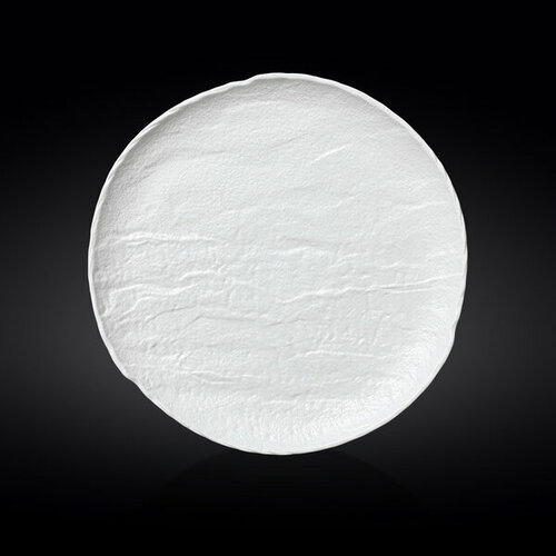 Тарелка круглая WL-661528/A (30,5см) белый камень