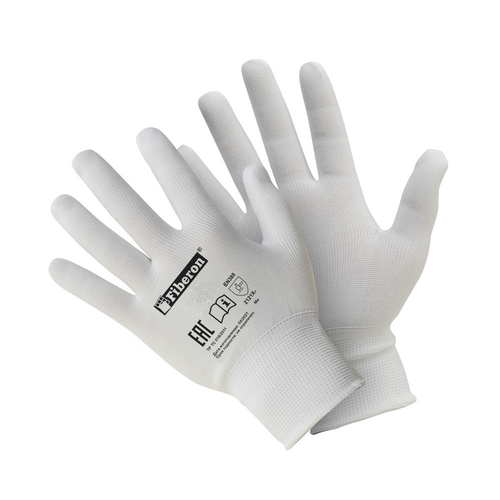 Перчатки полиэстер тонкие для поклейки обоев Fiberon размер 8 M перчатки полиуретановые для поклейки всех видов обоев fiberon размер 8 m