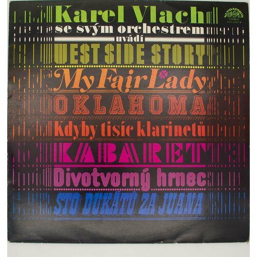 Виниловая пластинка Karel Vlach Se Sv m Orchestrem - Uv d . виниловая пластинка lubom r brabec karel v gner transfor