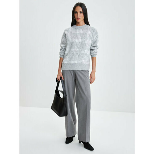 фото Брюки zarina, размер xs (ru 42), серый