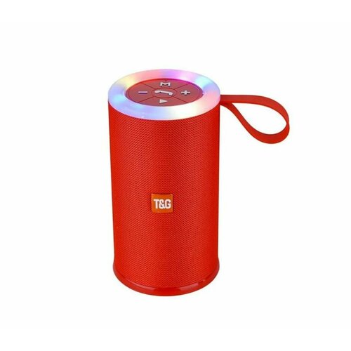 Портативная колонка Bluetooth с подсветкой Stereo Speaker TG512 Красная 1563₽