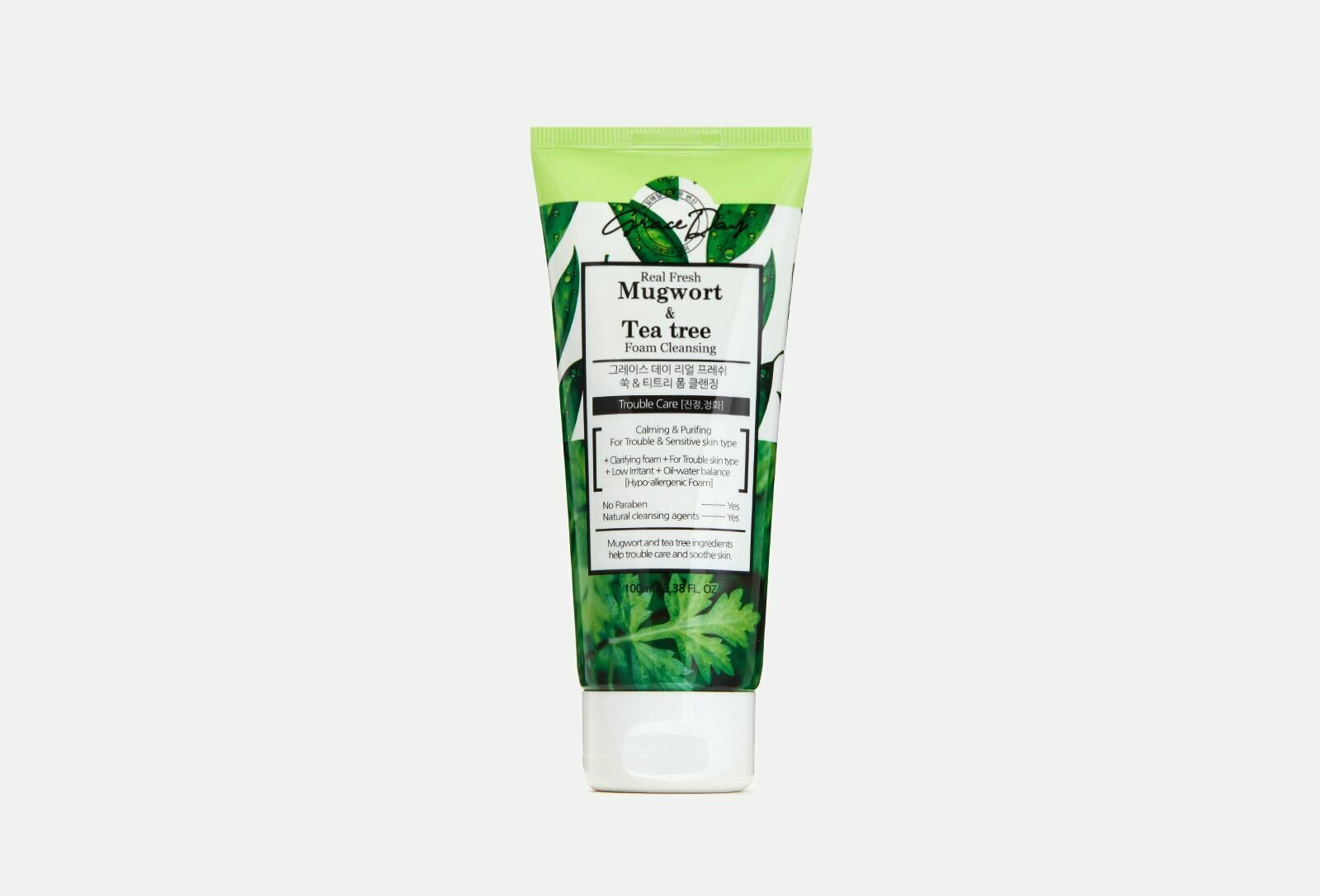 Пенка для умывания Mugwort & Tea Tree Foam Cleanser