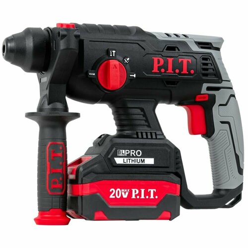 Аккум перфоратор бесщеточный PIT PBH20H-22B1 20В18Дж3-х реж бур 22мм1акб Li-Ion 4Ач ЗУ 3А кейс 15890₽
