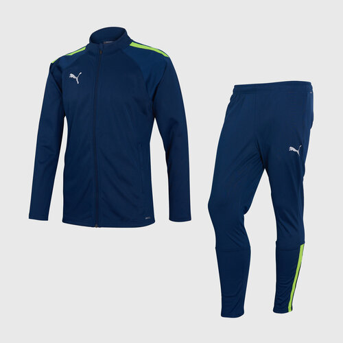 фото Костюм puma, олимпийка и брюки, размер s, синий