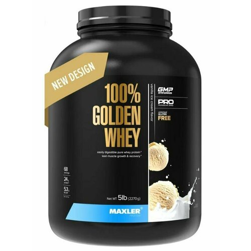 Макслер Сывороточный Протеин Golden Whey 5lb Ванильное
