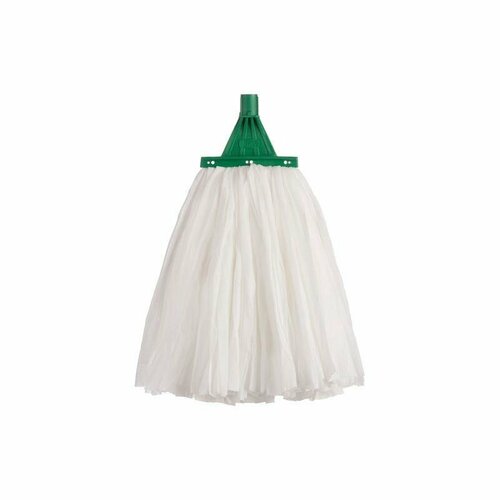 Насадка для швабры веревочная SYR Кентукки Катэнд полиэстер/вискоза 49x11см, белая/зеленая