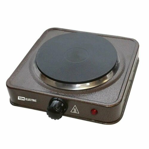 Плитка электрическая настольная одноконфорочная белая диск 22060255 мм 230 В 1 кВт шнур 08 м 145000₽