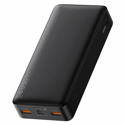 Портативный аккумулятор BASEUS Bipow Digital Display 20W, 3A, 20000 мАч, (Black)