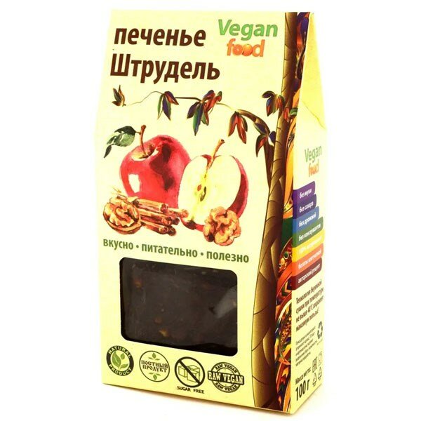 Печенье Vegan Food Штрудель 100г - фото №9